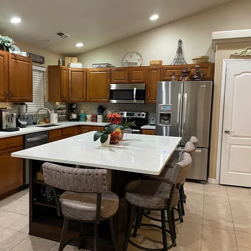 after countertop remodel